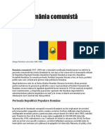 România Comunistă