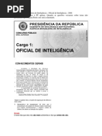 CESPE - ABIN - Oficial de Inteligência 2008 - Resolução Comentada
