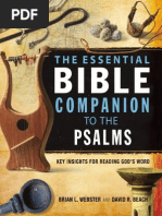 Download Essential Bible Companion to the Psalms by B Webster and D Beach Excerpt by Zondervan SN36847810 doc pdf