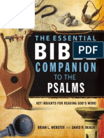 Essential Bible Companion To The Psalms by B. Webster and D. Beach, Excerpt
