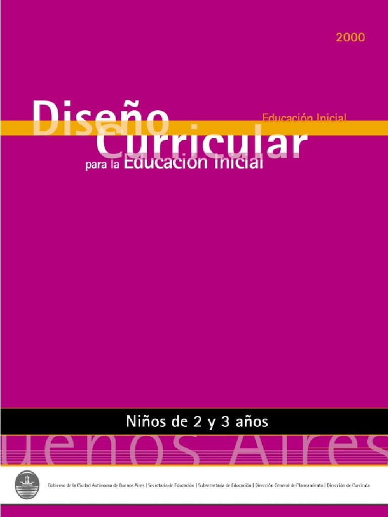 Inicial 2 y 3 Años | PDF | Educación de la primera infancia | Plan de ...