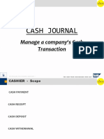Cash Journal: Manage A Company S Cash Transaction