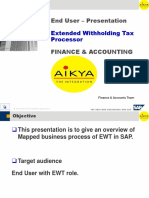 SAP EWT Presentation