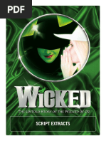 Wicked Full Script | Wizard Of Oz (Character) | Glinda The Good Witch