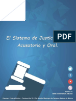 El Sistema de Justicia Penal Acusatorio y Oral. UNIDAD 1