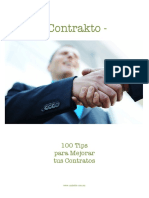 100 Tips Para Mejorar Tus Contratos (Contrakto)