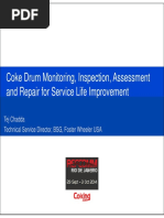 Coke Drum Monitoring Inspection Assessment and Repair For Service Life Improvement Chadda Foster Wheeler DCU Rio de Janiero 2014