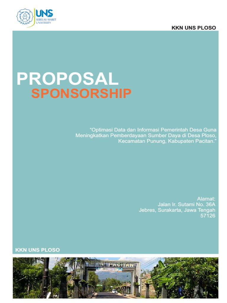 Proposal Sponsorship KKN Desa Ploso | PDF