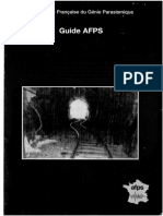 AFPS - Guide - Technique - 2001 - Construction Des Ouvrages Souterrain PDF
