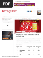 DQ Top20 - Meet India's Top 100 IT CompaniesDATAQUEST