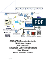 LBS312XX GSM GPRS Remote Controller User Manual PDF