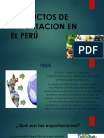 Productos de Exportacion en El Perú