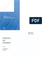 Architecture & Participation by Peter Blundell Jones (Editor), Doina Petrescu, Jeremy Till (Series Editors)