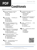 Conditionals Quiz 3