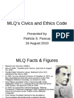 MLQ s Civics and Ethics Code