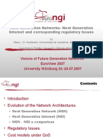 Next Generation Networks-Next Generation Internet and Corresponding Regulatory Issues