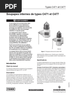 c471 c477 Internal Valves LP Instruction Manual French FR 127478