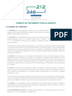 Testamento Público Abierto PDF