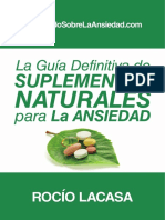 La Guia de Suplementos Naturales para La Ansiedad PDF