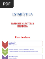 Semana 9- Variable Aleatoria Discreta