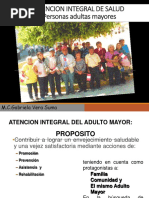 Paquete de Atención Integral del Adulto Mayor | PDF | Vejez | Adultos