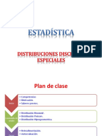 Semana 11- 1 Distribuciones Discretas Especiales