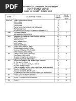 Kendriya Vidyalaya Sangathan, Kolkata Region SPLIT UP SYLLABUS (2017-18) Class - Xii: Subject - English Core