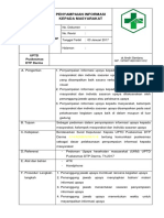 Sop Penyampaian Informasi Kepada Masyarakat