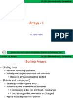 ITC Lect 16 (Arrays-II)