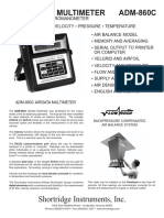 Airdata Multimeter ADM-860C: Shortridge Instruments, Inc