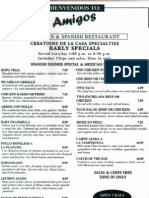 Early Bird Menu