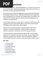 Firewall Pinhole - Wikipedia