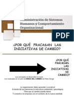 Por Que Fracasan Las Iniciativas de Cambio