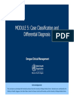 Who Dengue Classification and Differentials Module