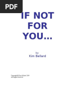Download IF NOT FOR YOU by Kim Bellard SN36851917 doc pdf
