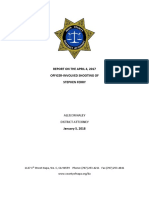 District Attorney's Report On The Fatal Officer-Involved Shooting of Stephen Ferry in Napa CA