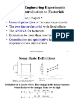 Design of Engineering Experiments Part 4 - Introduction To Factorials