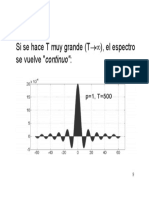 Si Se Hace T Muy Grande (T), El Espectro Se Vuelve "Continuo"