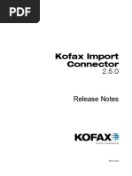 KofaxImportconeector 2.5.0 en