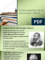 Historia Psicología Clínica