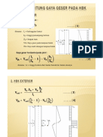 Menghitung Gaya Geser Pada HBK PDF