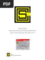 Getting Started MODBUS SIMULATOR (Mdbus) FOR WINDOWS 95/98/NT/2000/XP Modicon, An AEG Company, Modicon Modbus Protocol Version