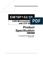 EM78P152/3S: Product Specification