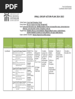 Small-Groupactionplan 2014-2015