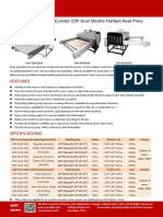 Flat Heat Press Dual Shuttle Easty LTD Eurotec EDP