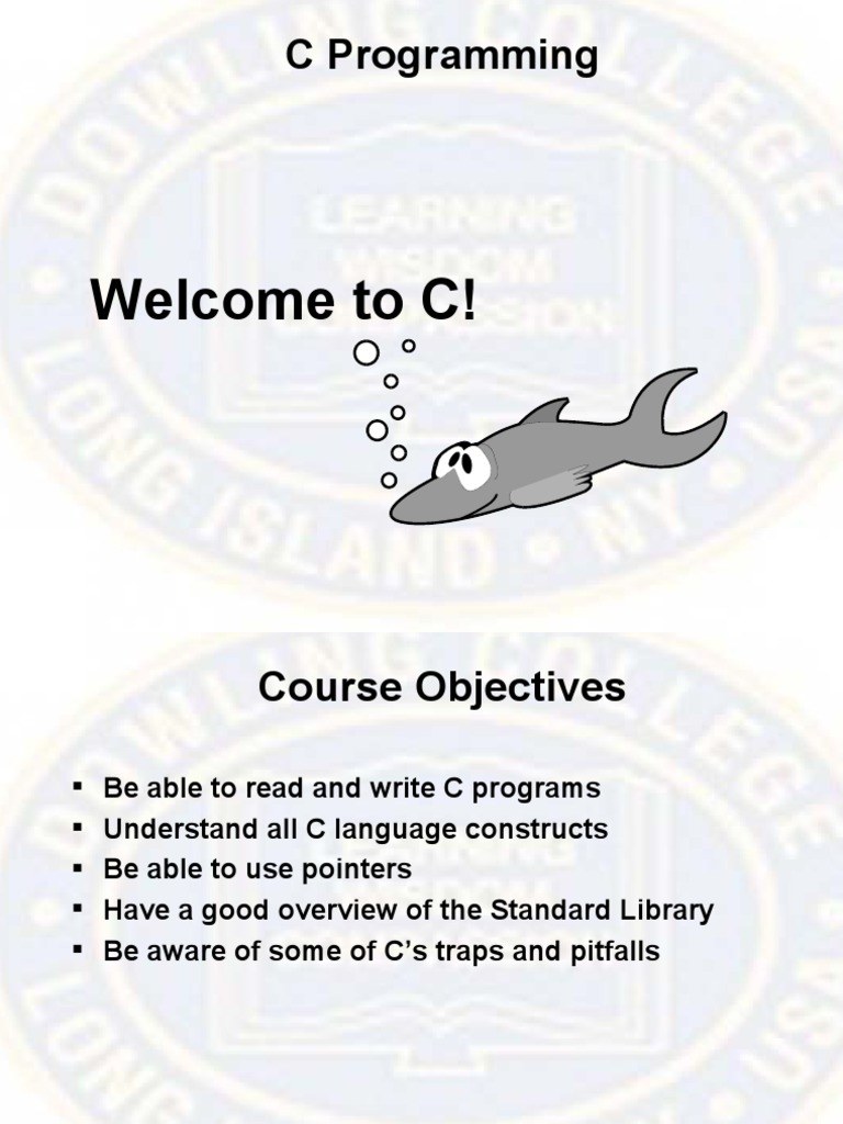 C - Programming | PDF | Integer (Computer Science) | C (Programming ...