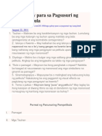 Mga Gabay para Sa Pagsusuri NG Isang Pelikula (Bata Bata... )