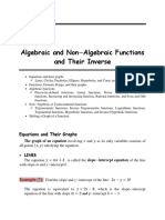 Ch1 - Algebraic and Non-Algebraic Functions and Their Inverse