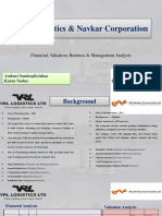 VRL Logistics & Navkar Corporation: Financial, Valuation, Business & Management Analysis