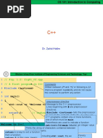 ITC Lect 08 (C++ - II)